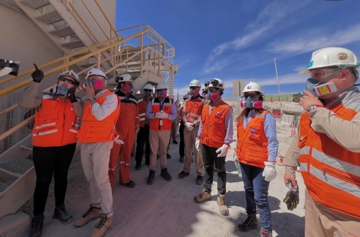 DIRECTOR NACIONAL DEL TRABAJO FISCALIZÓ CONDICIONES DE SEGURIDAD EN INSTALACIONES DE MINERA SPENCE