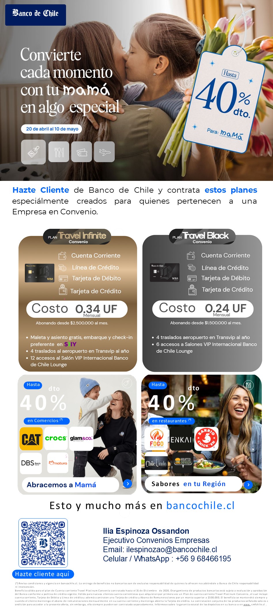 Banco de Chile Dia de la Madre